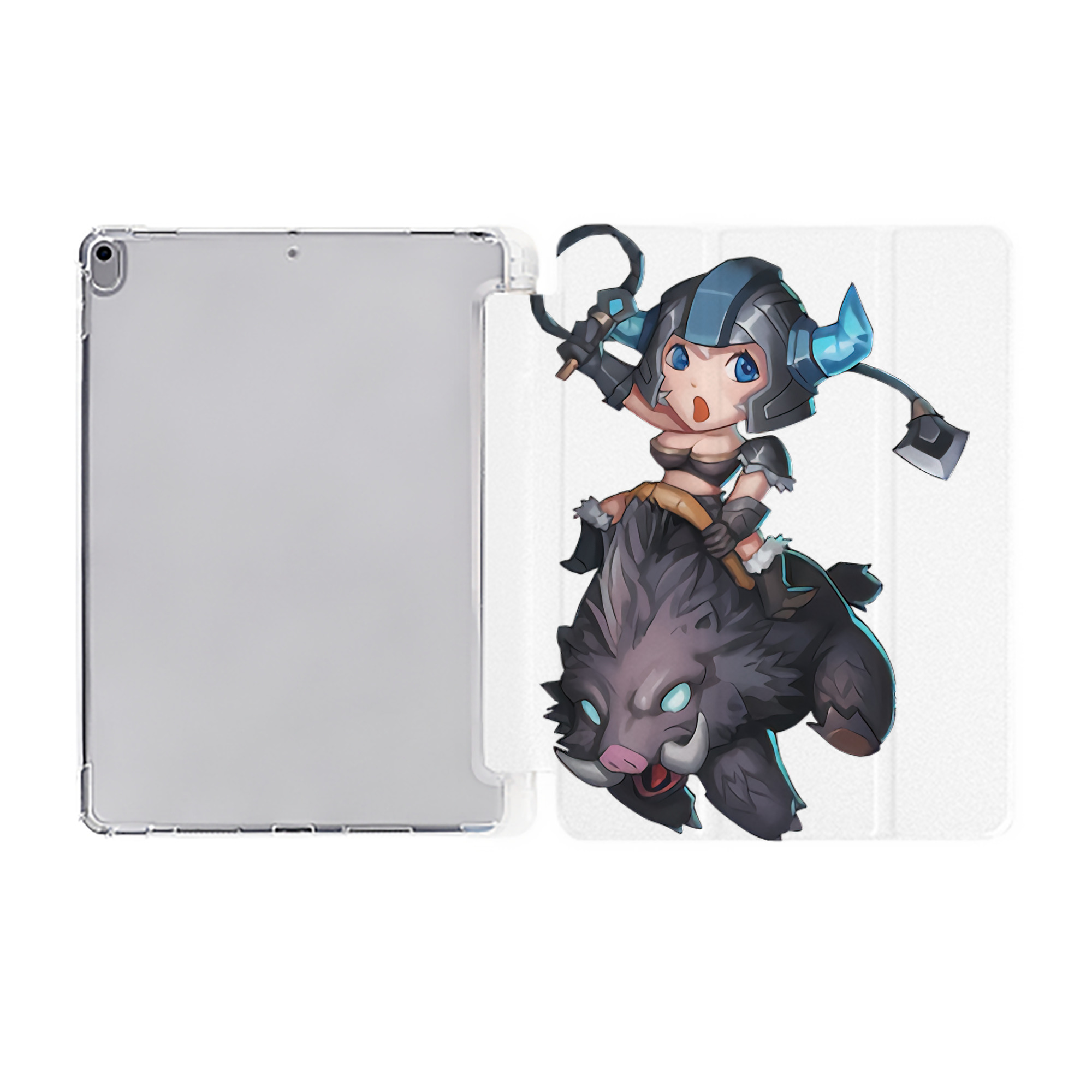 （画像用） リーグ・オブ・レジェンド League of Legends LOL IPad ケース ペン収納付き 三つ折りスタンド PUレザー×シリコン 対応機種9.5/10.5/10.9インチ